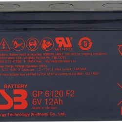 GP6120 F2 (6V/12Ah) akumulátor CSB