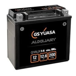 GYAUX14 (12V/12,6Ah/200/“1″) YUASA pomocná batéria