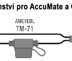 TM-71 prepojovací kábel s očkami + tesnenie AMEYEDL