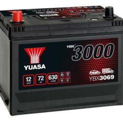 YBX3069-072 (12V/72Ah/630A/“1″/57024) YUASA autobatéria