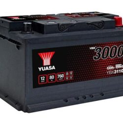 YBX3110-080 (12V/80Ah/780A/“0″) YUASA autobatérie