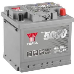 YBX5012-054 (12V/54Ah/500A/“0″/54434) YUASA autobatéria