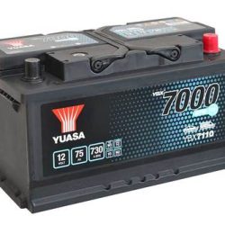 YBX7110-075 (12V/75Ah/730A/“0″/5110)  YUASA EFB Start Stop autobatéria