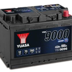 YBX9096-070 AGM START/STOP (12V/70Ah/760A/“0″) YUASA autobatéria