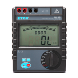 ETCR 3460B, tester izolácie do 5kV, kalibračný list od výrobcu