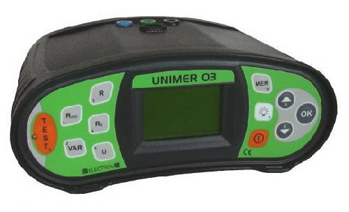 UNIMER 03, tester inštalácii
