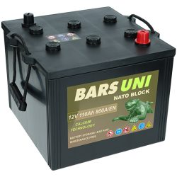 Akumulátor Bars UNI 12V 110Ah 800A/EN Natoblock Bars BU110
