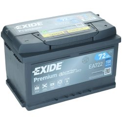 Akumulátor Exide Premium 12V 72Ah 722A/EN EA722 Exide EA722