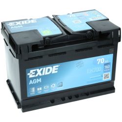 Akumulator Exide EK700 70Ah 760A L3 AGM Start&Stop Exide EK700