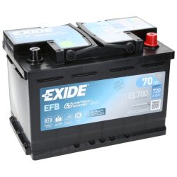 Akumulator Exide EL700 70Ah 760A L3 EFB Start%Stop Exide EL700