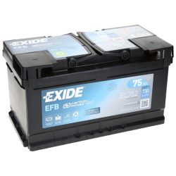 Akumulator Exide EL752 75Ah 730A L4B EFB Start%Stop Exide EL752
