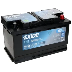 Akumulator Exide EL800 80Ah 800A L4 EFB Start%Stop Exide EL800