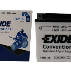 Akumulator Exide Moto 12V 9Ah 12N9-3B 135*75*140 + EXIDE EXIDE 12N9-3B