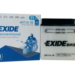 Akumulator Exide Moto 6V 11Ah 6N11A-1B 120*60*130 +P EXIDE EXIDE 6N11A-1B