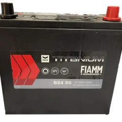 Akumulator Fiamm BLACK 50Ah/400A+P Japan B24J 50 M FIAMM FB50PM