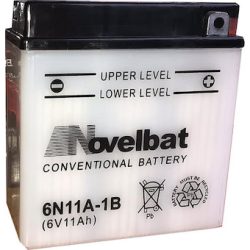 Akumulator Novelbat 6N11A-1B 6V 11Ah 80A 122*62*132 +P 4/K Novelbat NB042