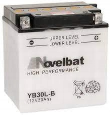 Akumulator Novelbat YB30L-B 12V 30Ah 300A 168*132*176 +P 2/K Novelbat NB204