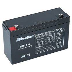 Akumulátor PR 6V 12Ah AGM Novelbat PR009