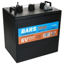 Akumulator Bars TRIO Deep Cycle 6V 240Ah US DC-240 261*181*276 Dual Terminal (T125S) BARS T125S