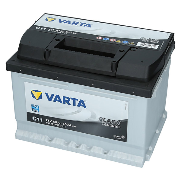 Akumulátor Varta C11 12V 53Ah Black Dynamic 553 401 050 312 2 Varta VBLA53